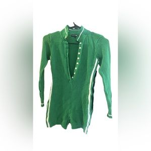 Green Romper , WORN ONCE